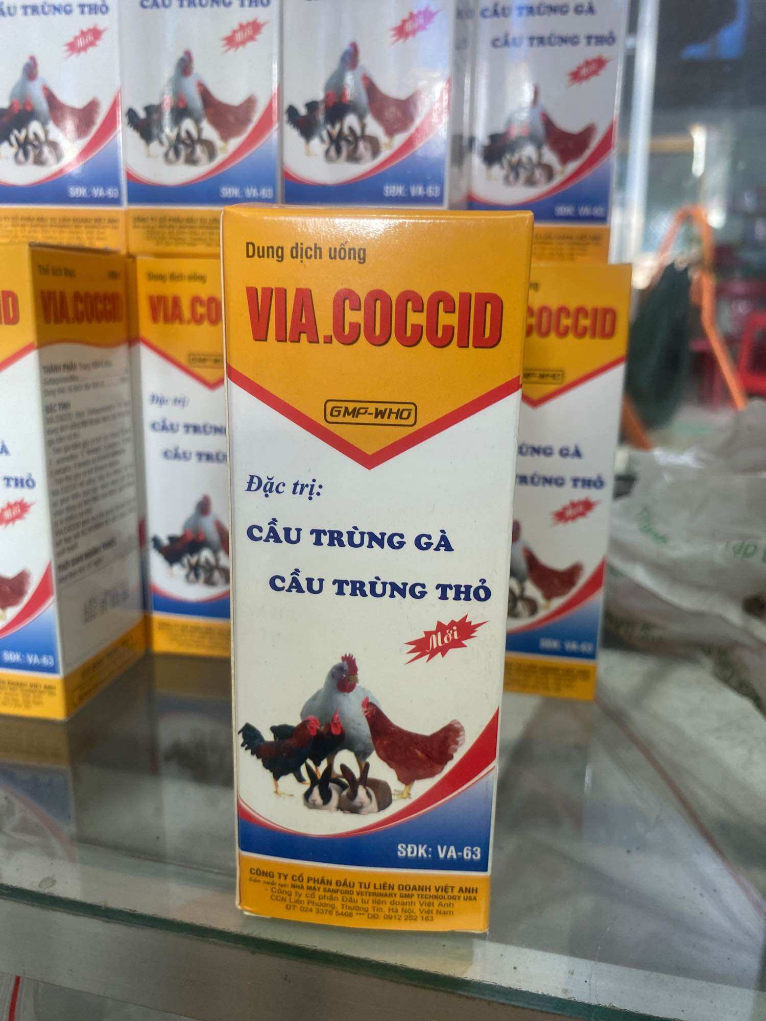 Via.coccid cầu trùng gà, cầu trùng thỏ.