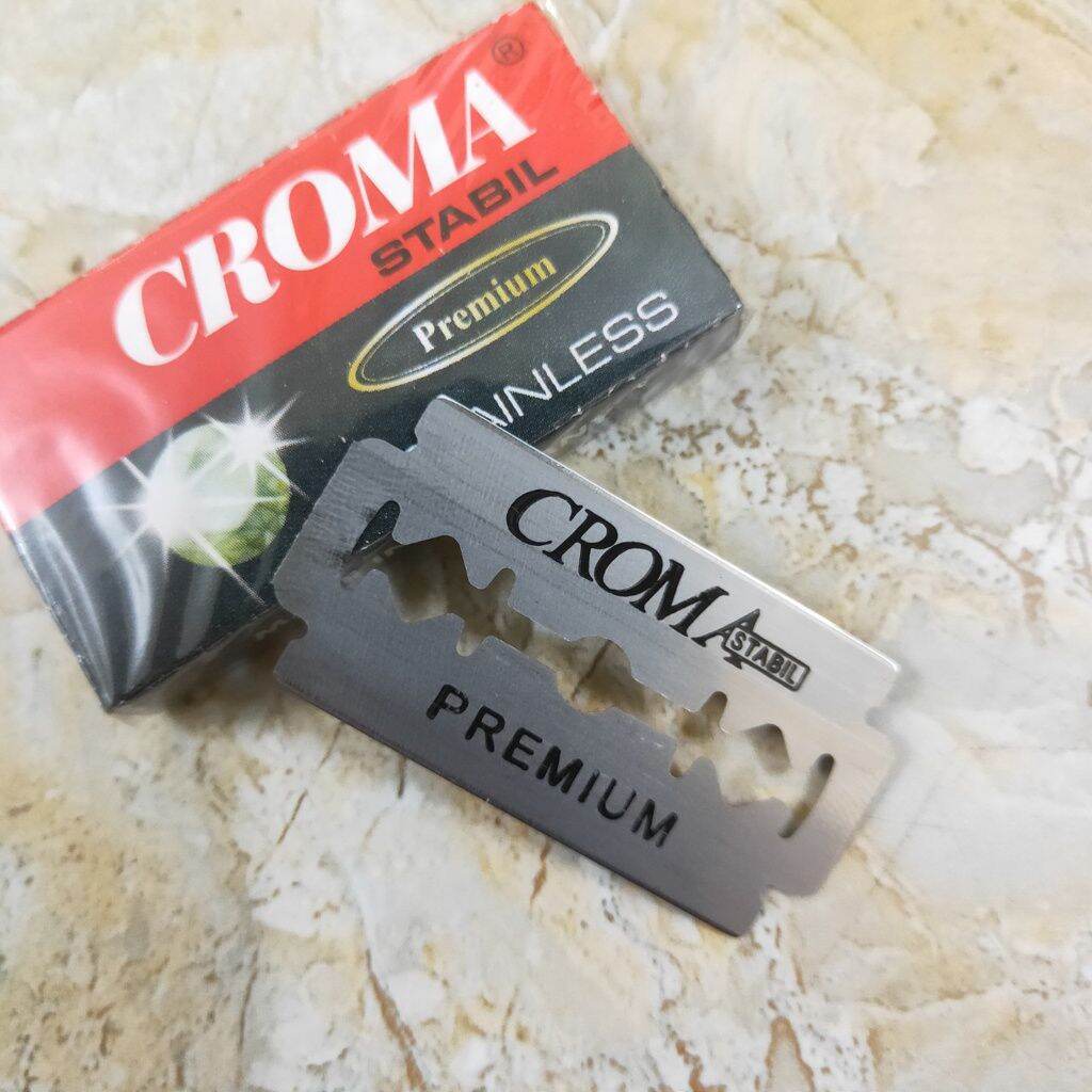 Dao Tem Croma 1 Hộp (10 Lưỡi) Hàng Chuẩn Công Ty