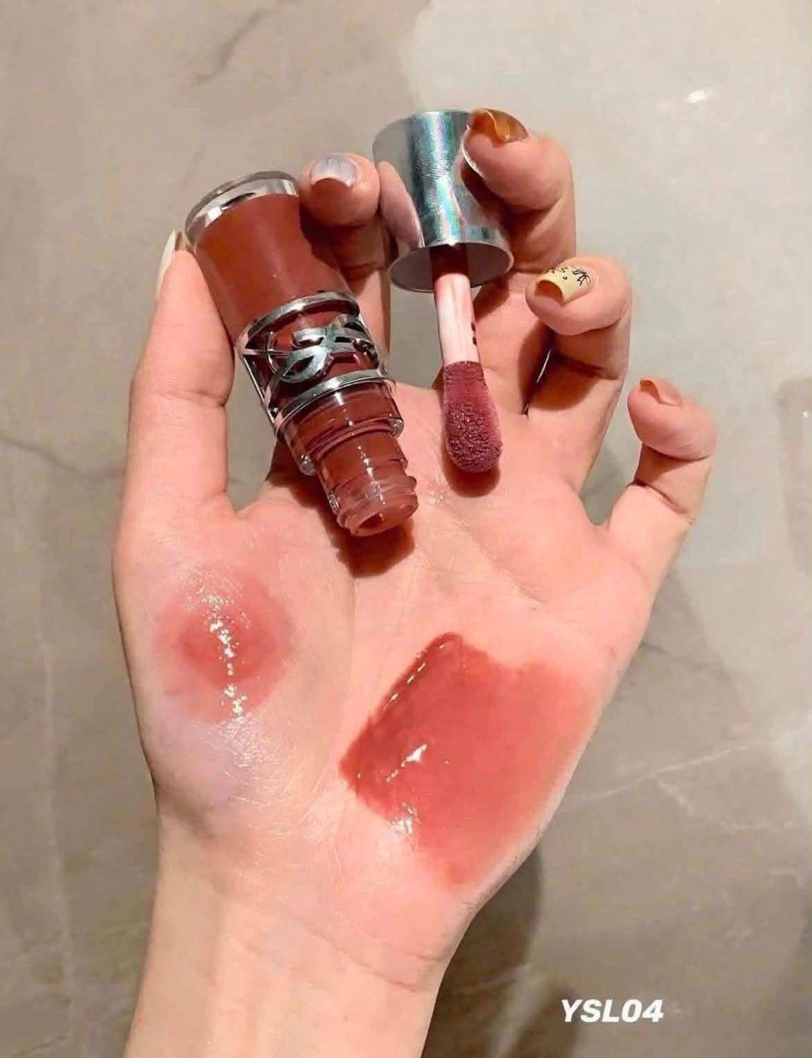 SON BÓNG LÕNG YSL Loveshine Plumping Lip Oil Gloss Son bóng sang trọng TÔNG 4 HONEY PURE
