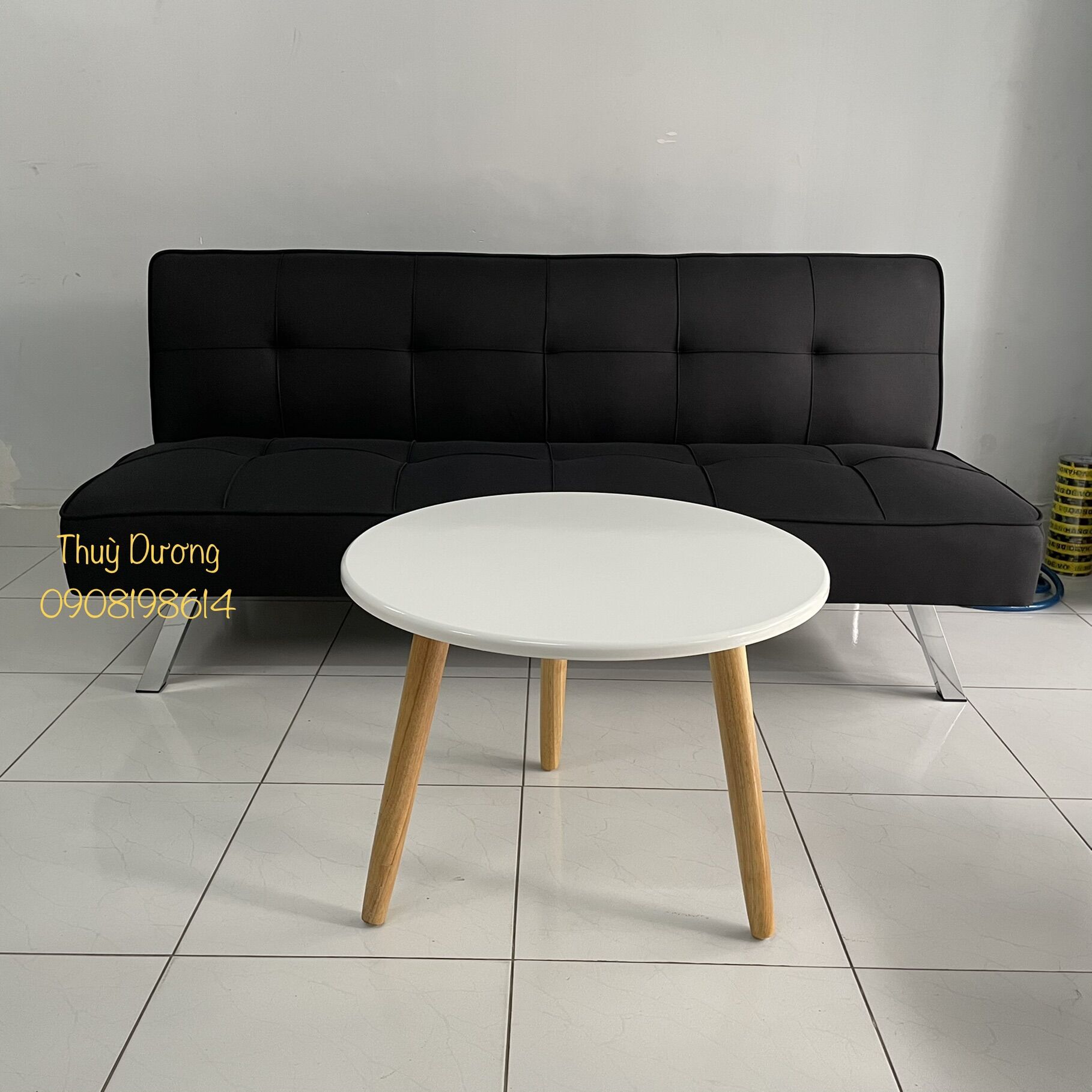 [HCM]Ghế sofa Bed cao cấp có bàn - Bộ bàn ghế sofa phòng khách giá rẻ màu đen có thể làm giường ngủ