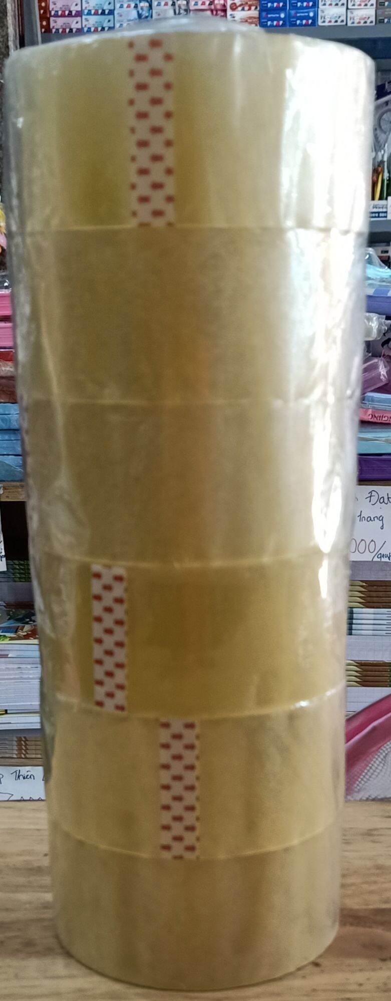 Băng keo trong - Băng dính đục - Băng keo giá rẻ/Băng keo đóng gói hàng hóa 1 cuộn 100 Yard.