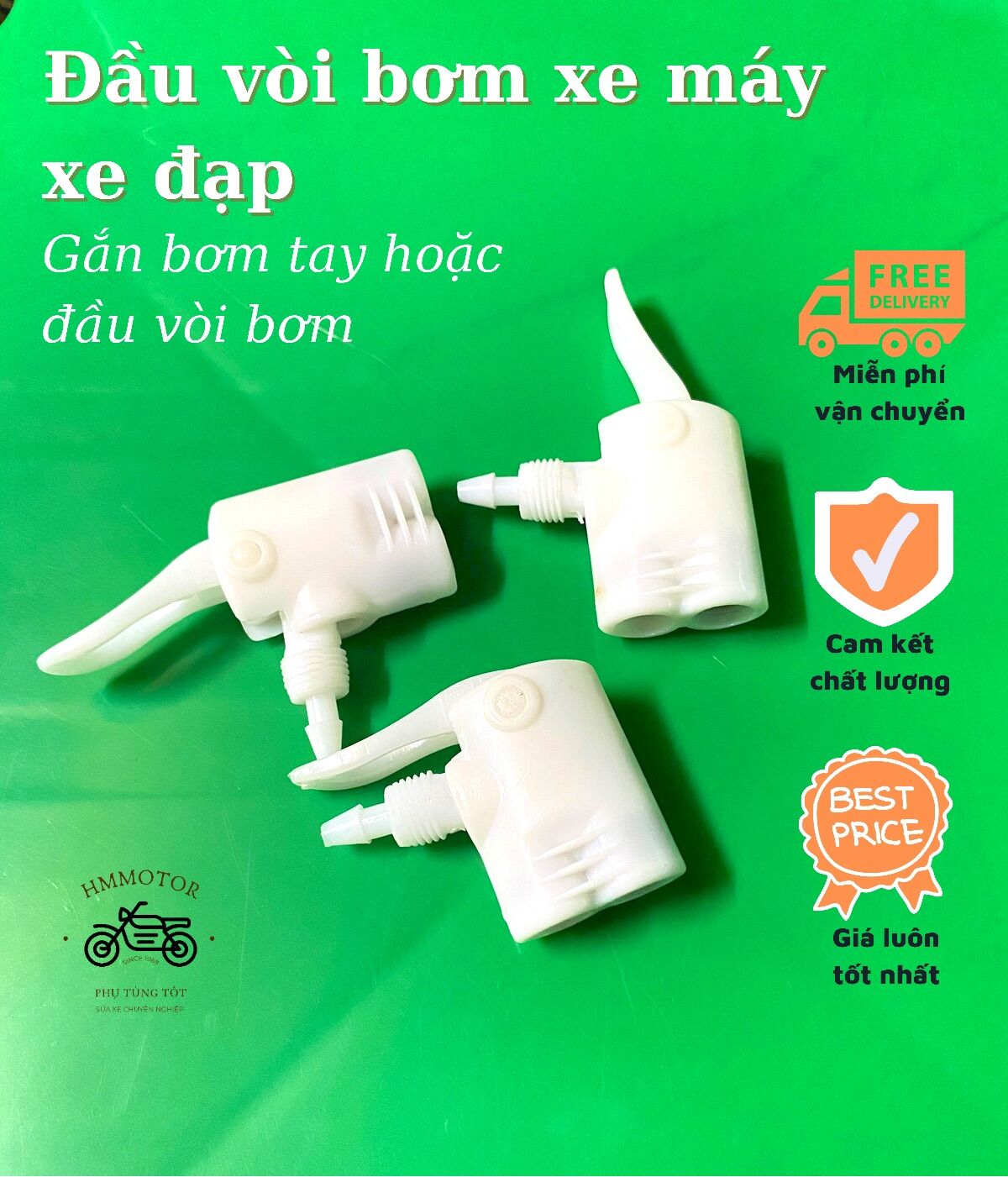 Đầu bơm xe máy xe đạp