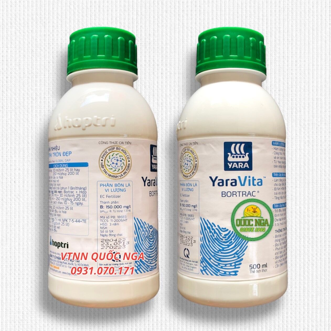 BORTRAC - PHÂN BÓN LÁ TĂNG ĐẬU TRÁI, CHỐNG RỤNG HOA, TRÁI NON - CHAI 500ml