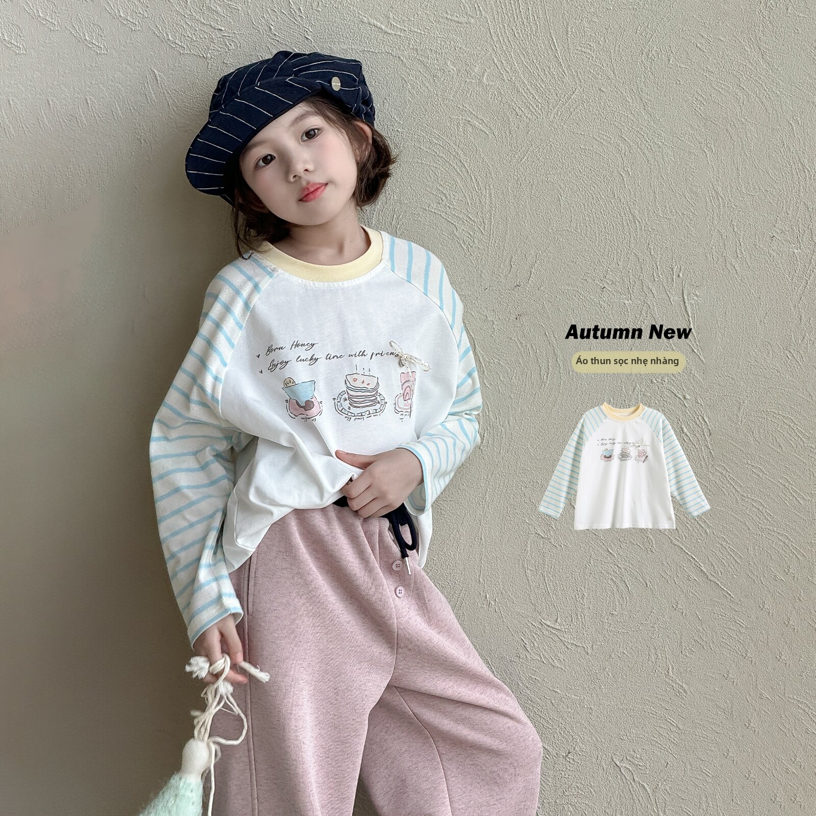 Chic Children's Long Sleeve T Shirt Spring Autumn Inner Wear - 5