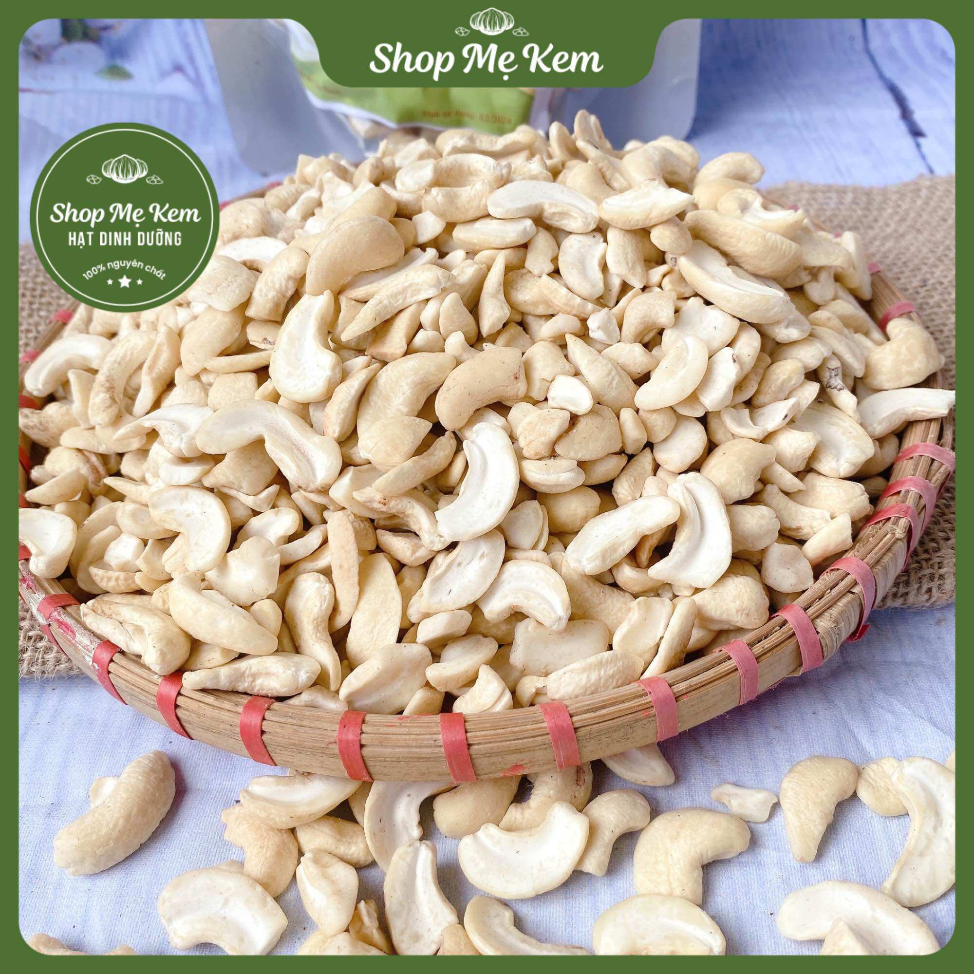 500Gr Hạt điều bể đôi ba làm sữa, làm bánh