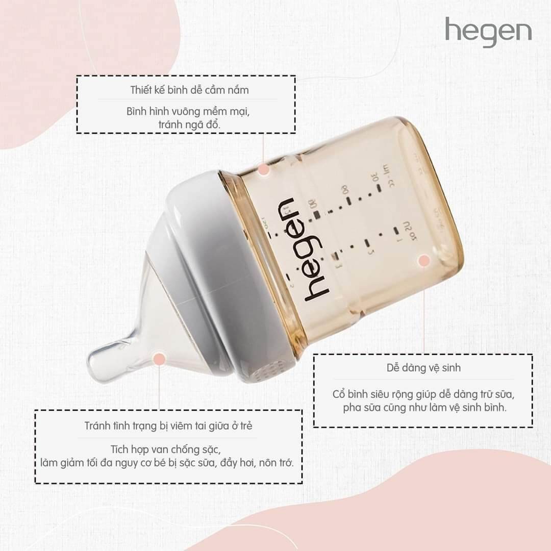 Bình sữa Hegen 150ml cho bé