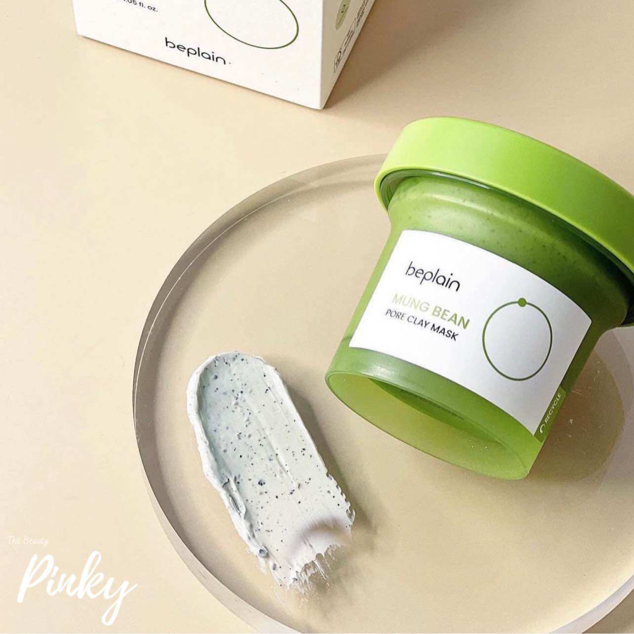 [Hot] Mặt nạ đất sét BEPLAIN Mung Bean Pore Clay Mask