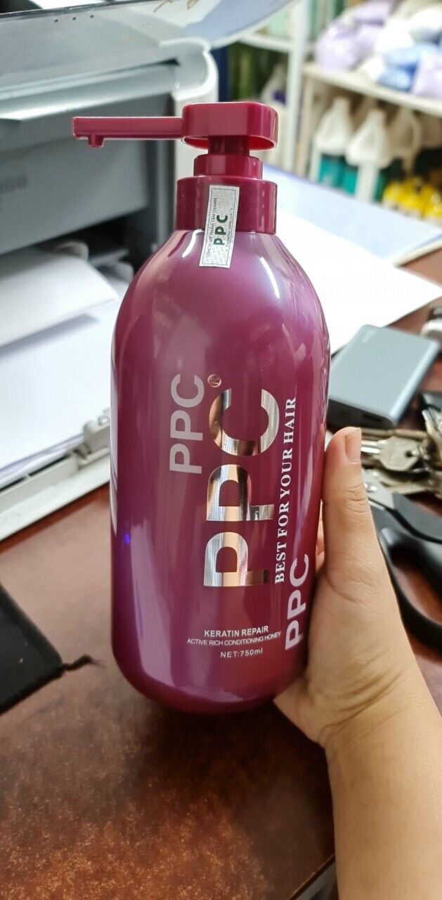 |chính hãng-giá siêu rẻ| kem ủ tóc phục hồi hư tổn keratin ppc 750ml