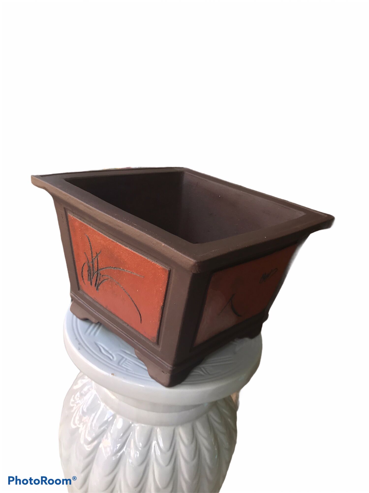 Chậu Tàu Đất nung bonsai ( size 2)
