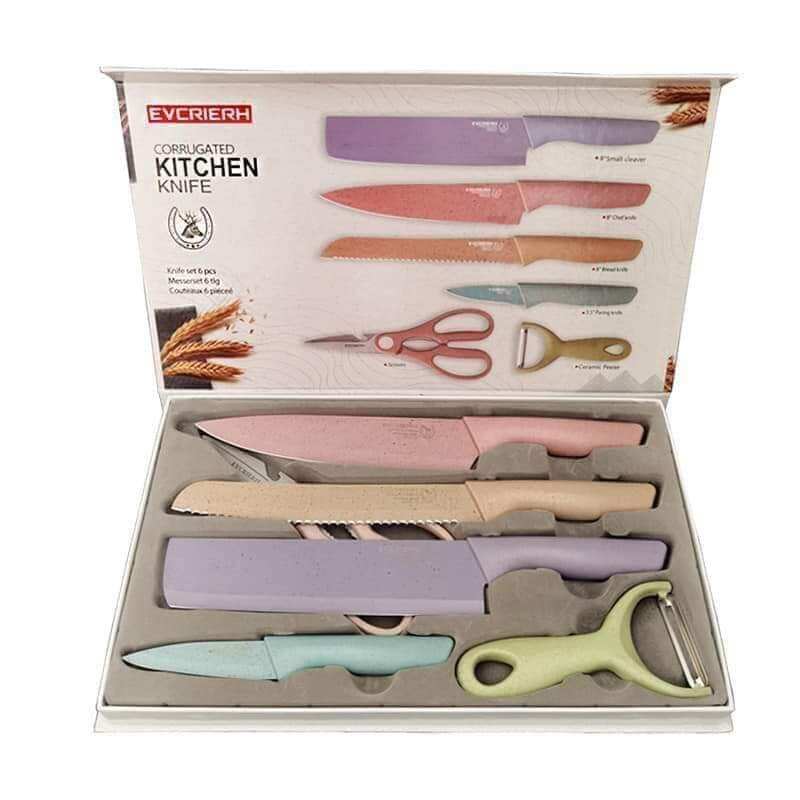 Bộ dao làm bếp Kitchen 6 món + hộp