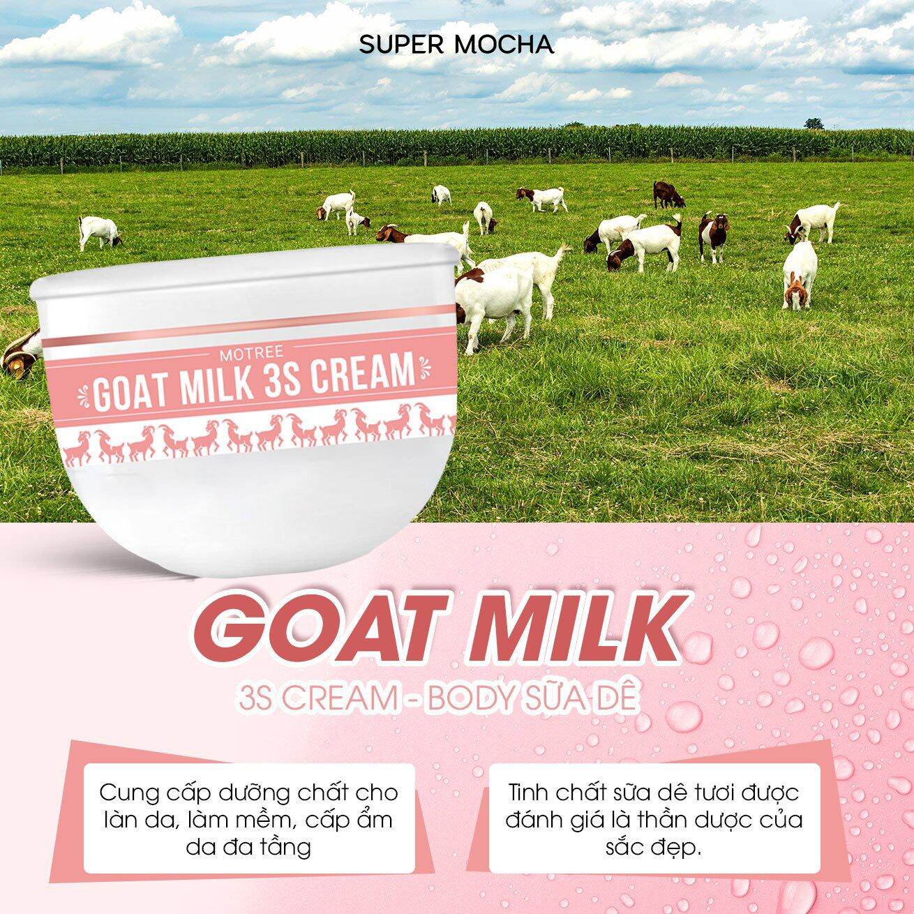 BODY SỮA DÊ SUPER MOCHA 250gr