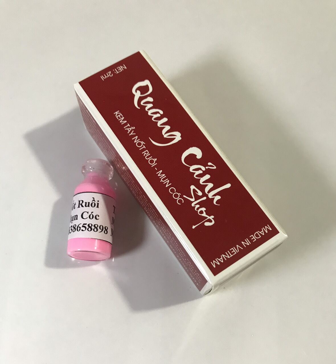 Tẩy nốt ruồi, mụn cóc, tàn nhang, mụn cơm, mụn thịt, mắt cá (3ml)