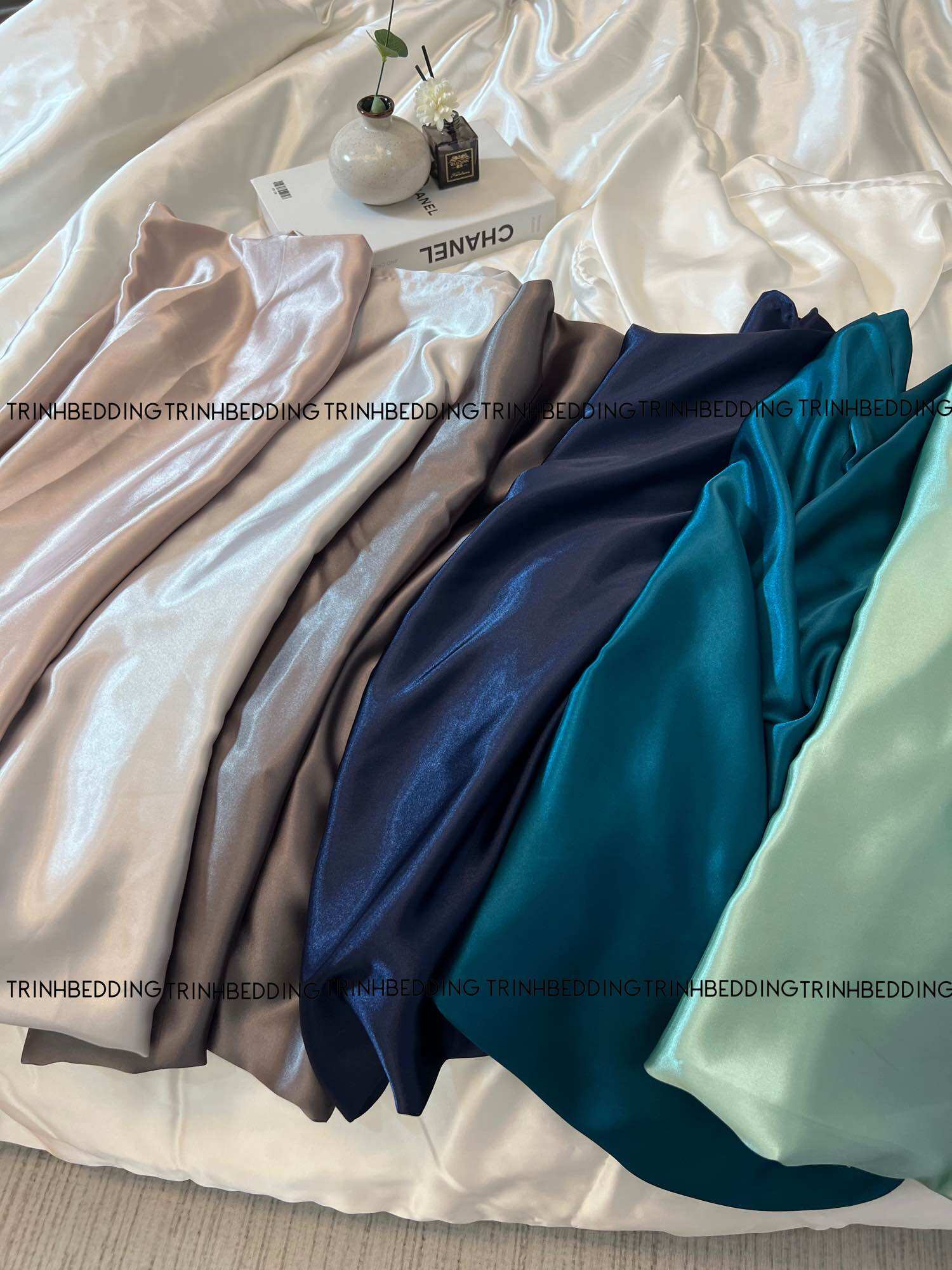 BỘ DRAP PHI LỤA MỊN MÁT CAO CẤP M2|M4|M6|M8  TRINHBEDDING