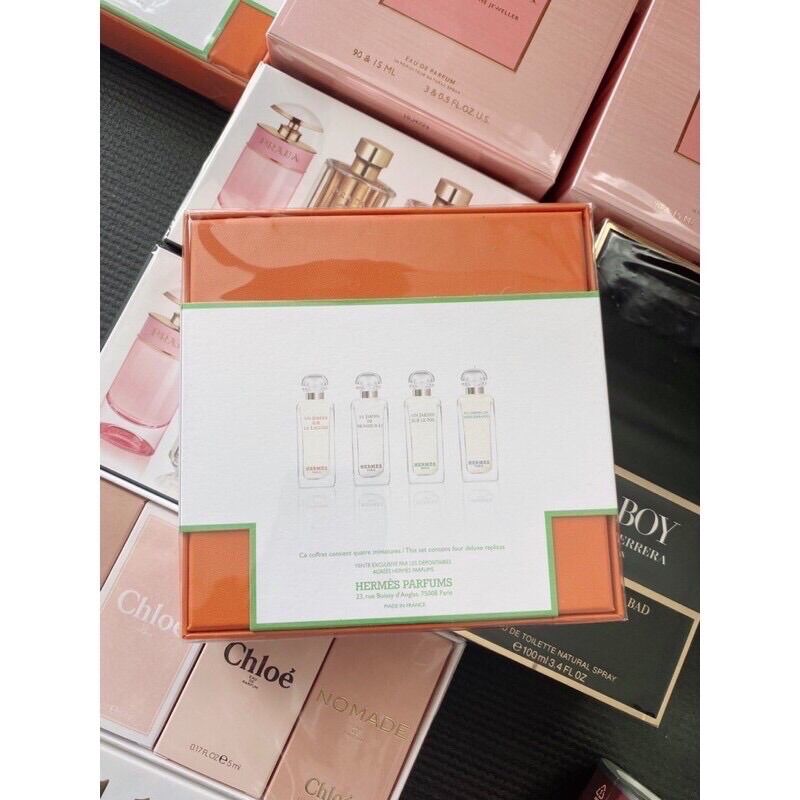Sét nước hoa nữ Hermes Parfums 4 x7,5ml