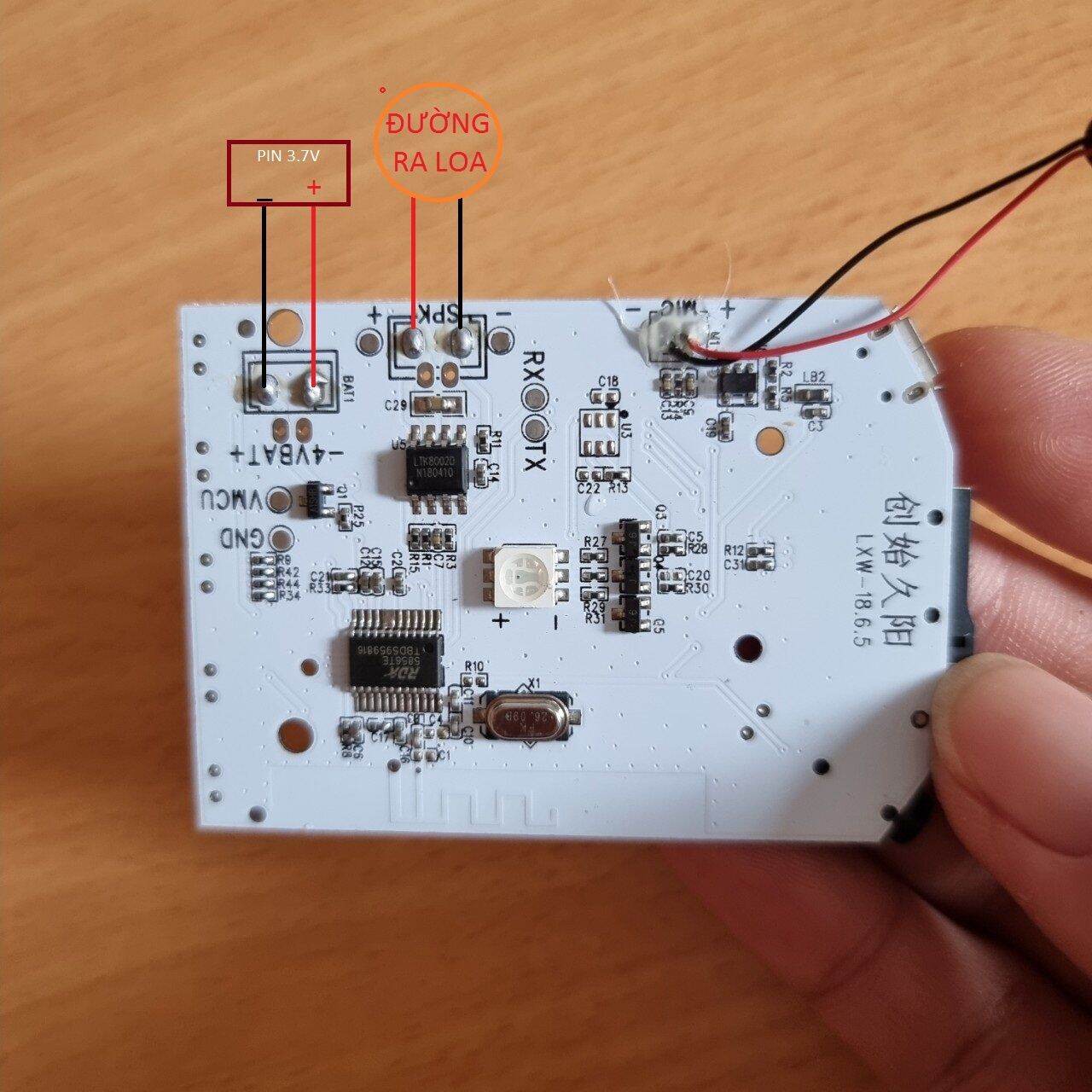 mạch loa bluetooth 3-5w giá rẻ (nghe radio +thẻ nhớ ...)