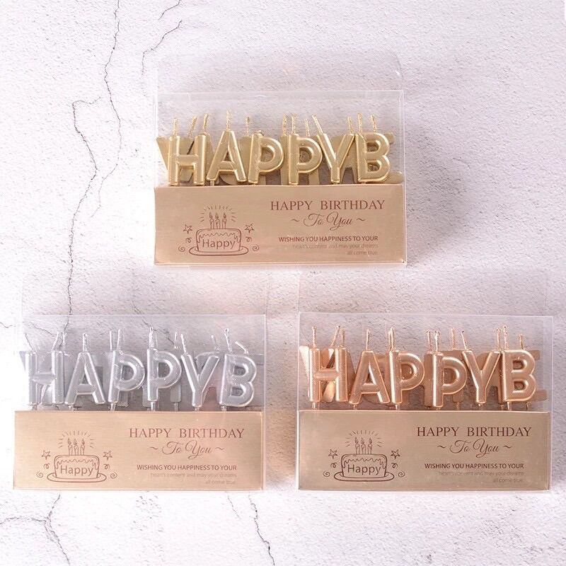 Nến chữ HAPPY BIRTHDAY
