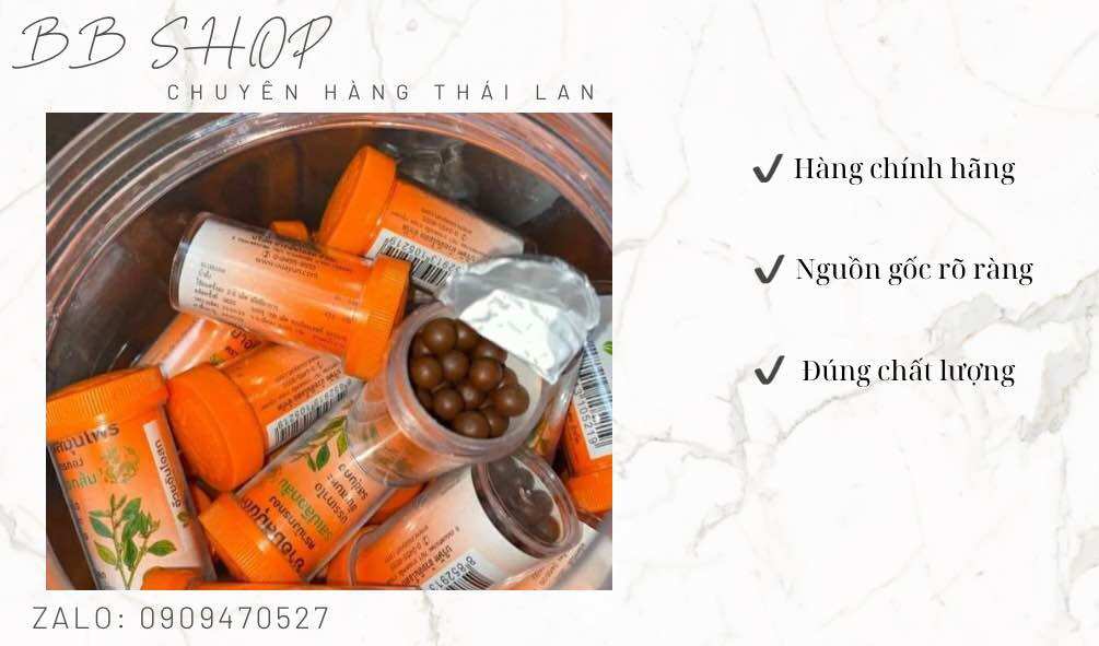 Lọ viên ngậm ho cam thảo, thảo dược thái lan giảm ho , đau họng