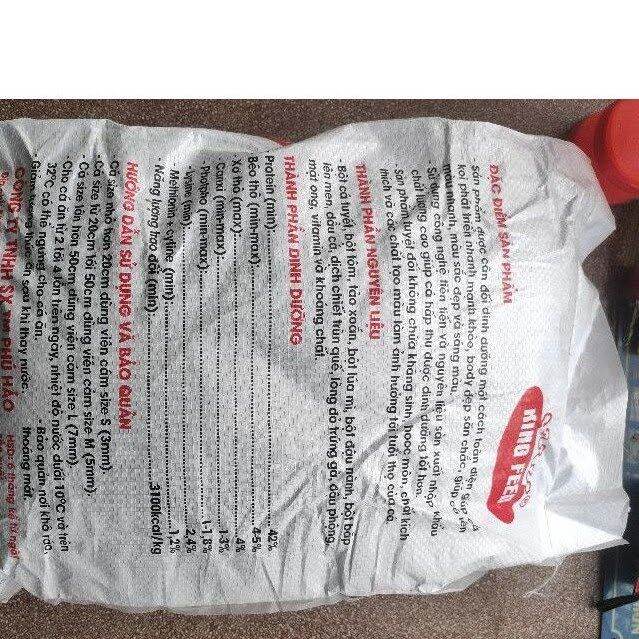 1kg Thức ăn cá koi Kingfeed 42% protein, lên màu, lên size nhanh
