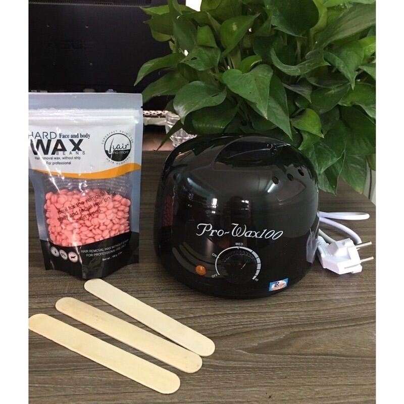 Combo Nồi Wax Lông Pro Max 100+ 100G Sáp