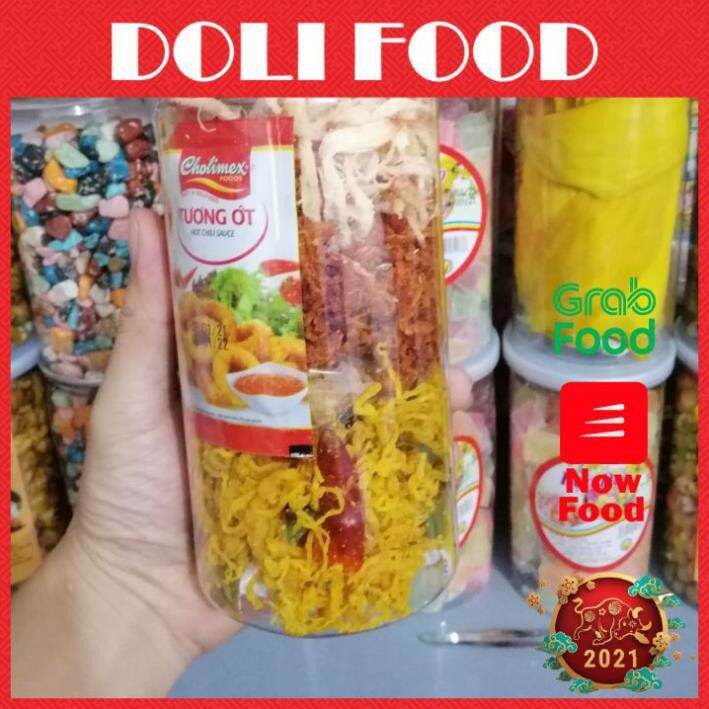 hủ pet-300gr khô mix 3 vị