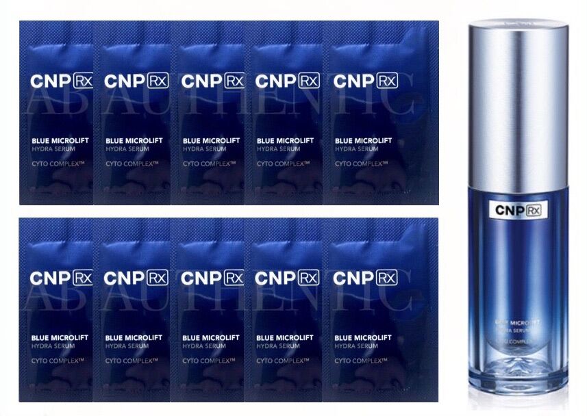 Combo 10 Sample Tinh Chất Cấp Nước Cnp Rx Blue Microlift Hydra Serum Cyto Complex Tm