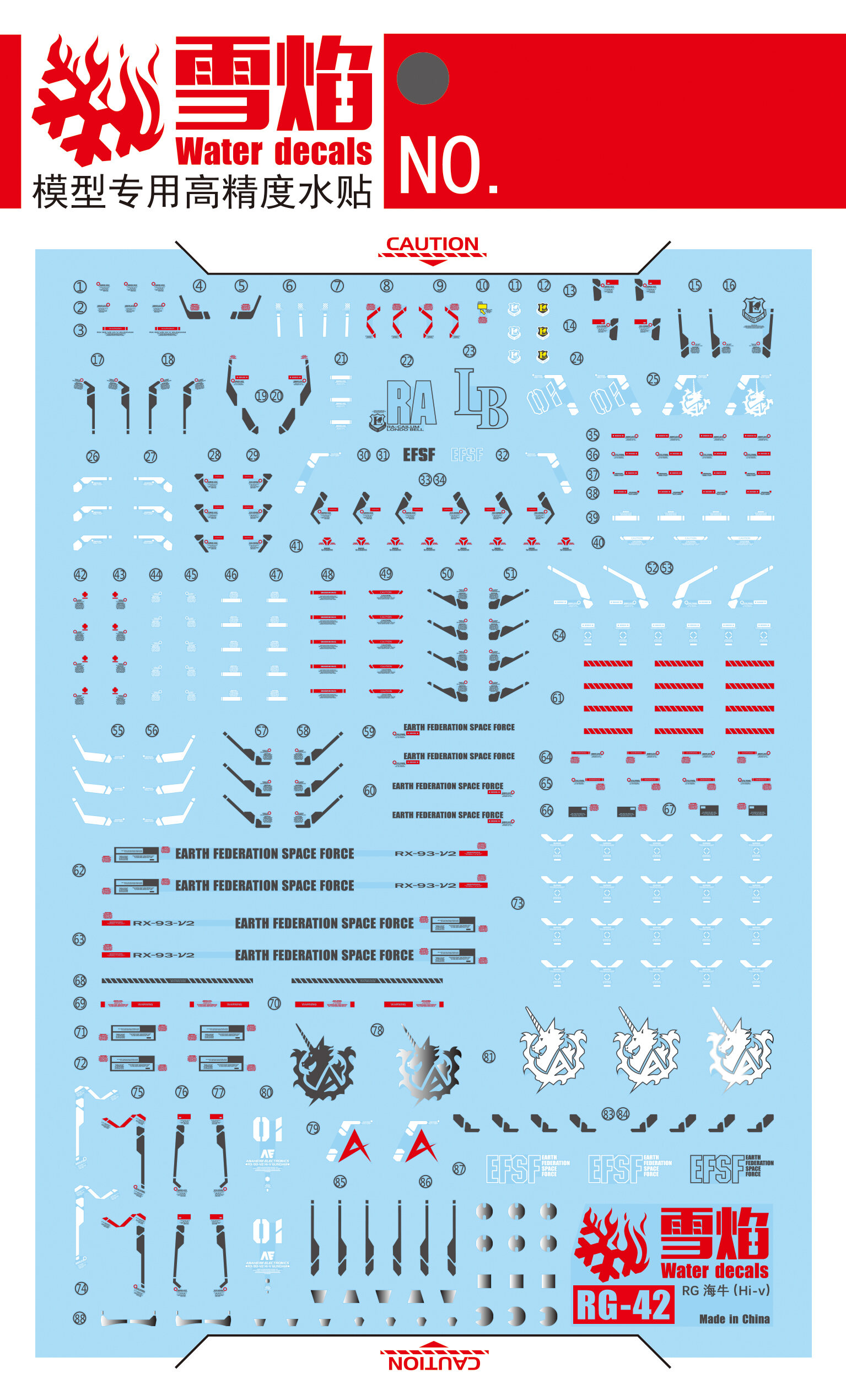 Nhà Máy Làm Băng Keo Nước Snow Flame Studio RG 1:144 HI-v RX-93-ν-2 Sea Cow Gundam Amuro Fluorescent