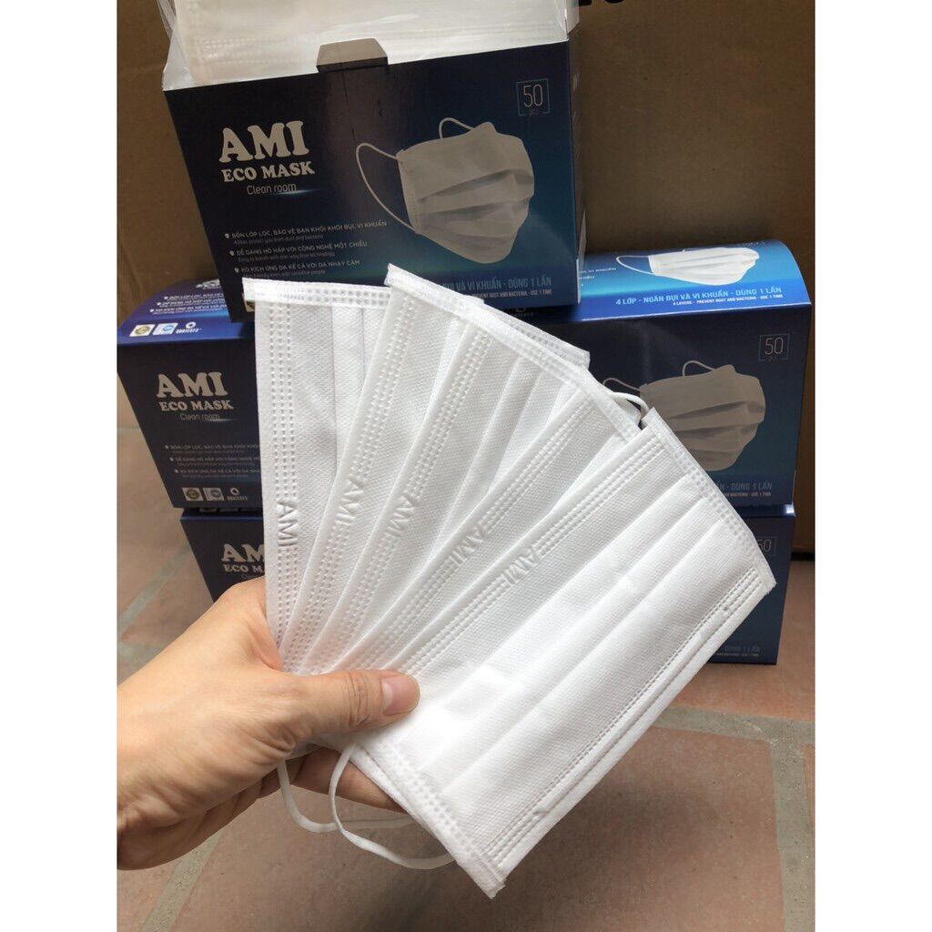 Khẩu Trang Y tế Ami Hộp 50 cái ( Trắng )