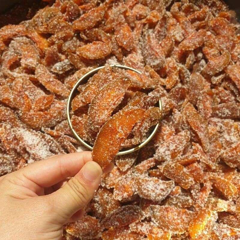 Mứt cóc cay chẻ lát 500g (Mứt cóc rim chanh muối)