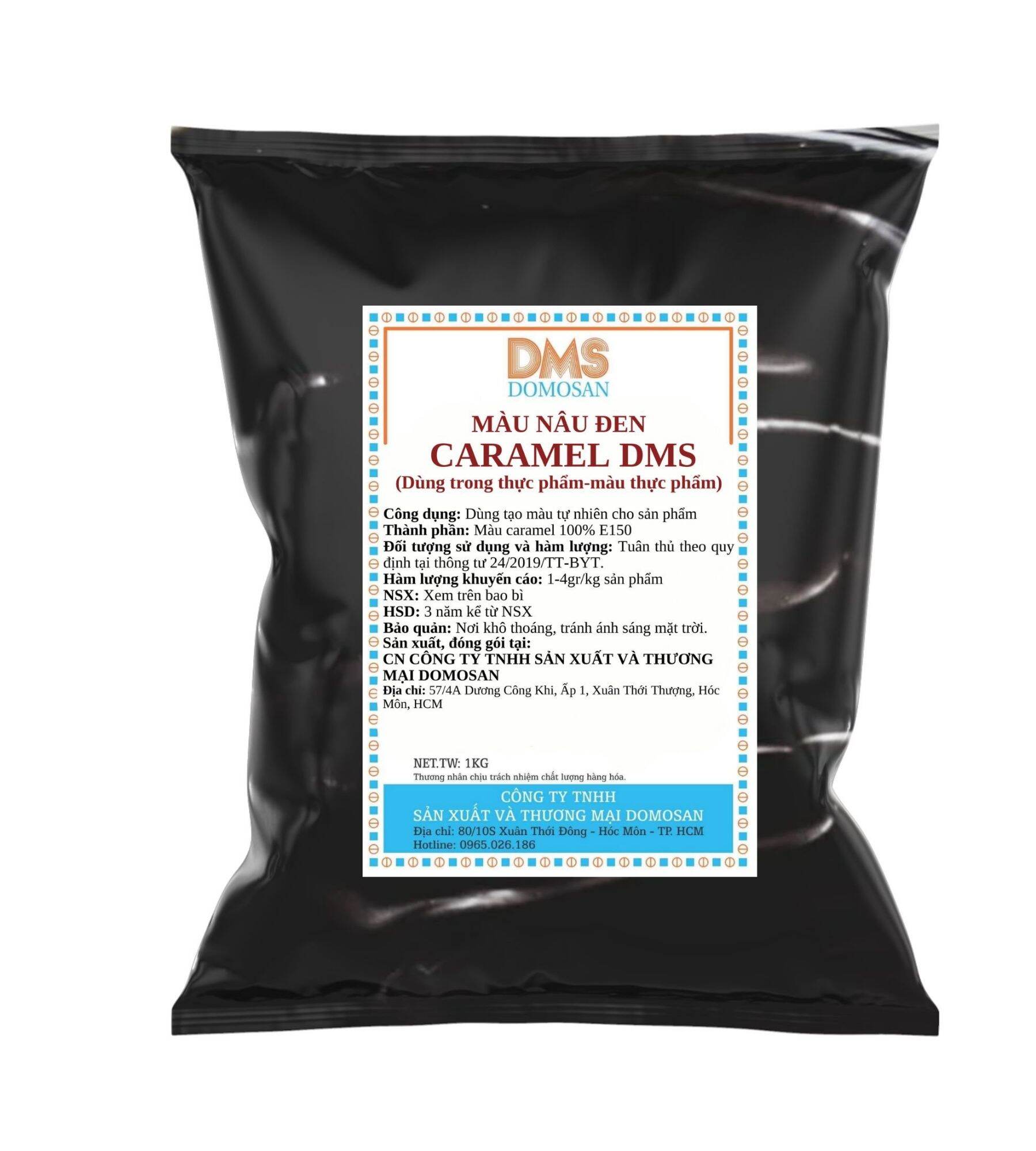 1 lít màu caramel- tạo màu nâu đen cho giò bò