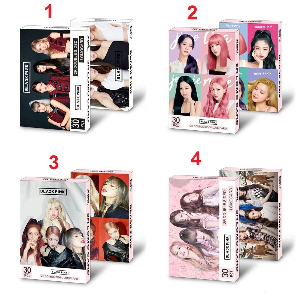 Lomo Blackpink hộp thẻ ảnh Lomocard Blackpink 30 tấm