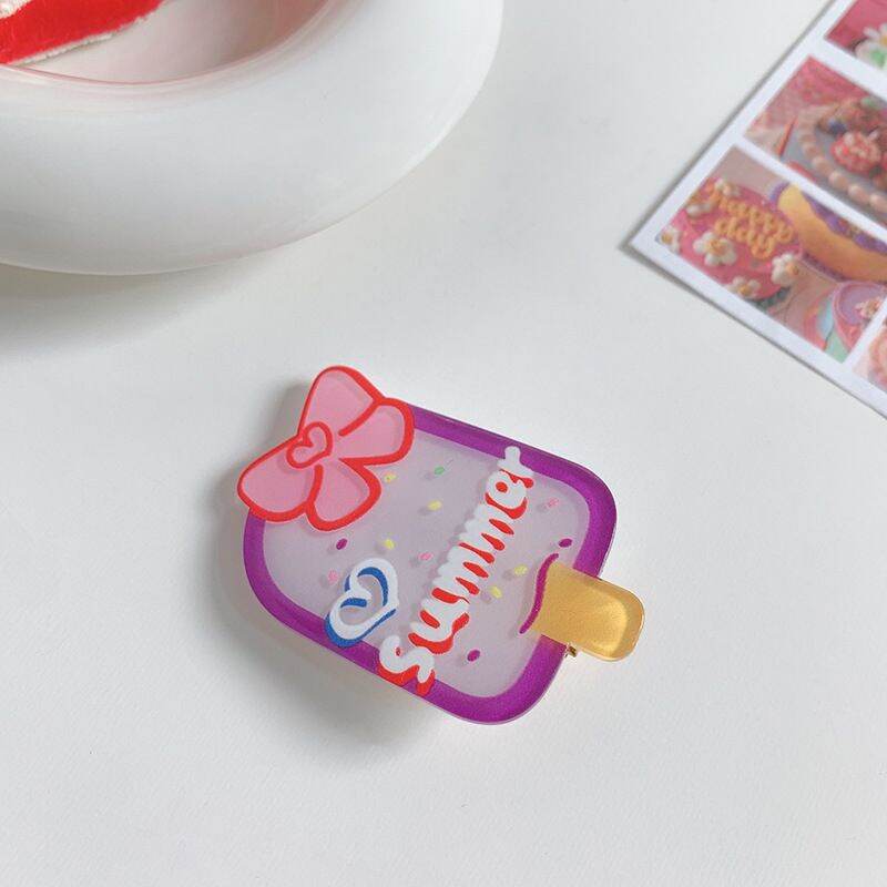 Kẹp tóc hình cây kem