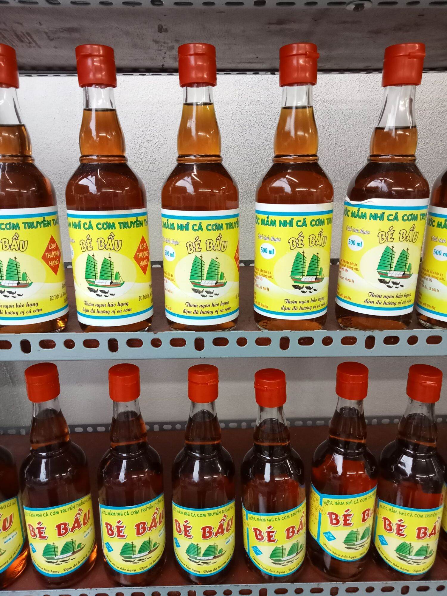 Combo 2 chai thượng hạng, nước mắm Bé Bầu 500ml( chai thủy tinh)