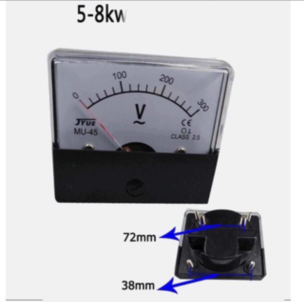 Đồng hồ đo điện áp AC  xoay chiều máy phát điện