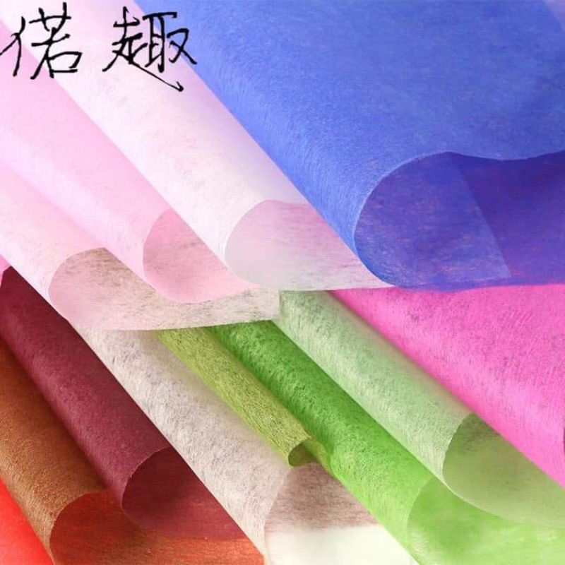 Giấy lụa gói hoa xấp 35 tờ