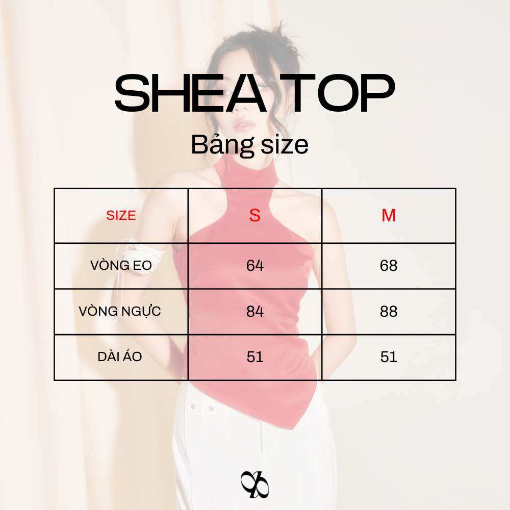 Áo cổ lọ cộc tay vải lụa ánh INTO.EIGHT thiết kế (Shea Top)