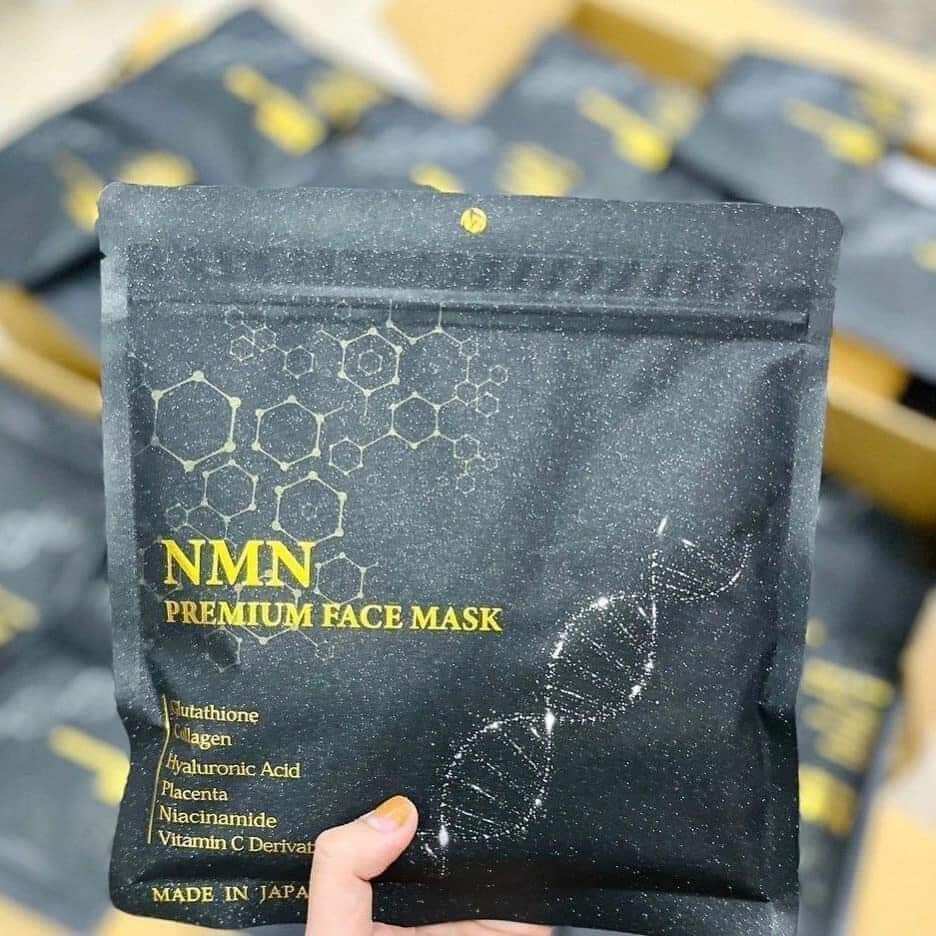 Mặt nạ NMN Premium Face Mask nâng cơ trẻ hóa da,mặt nạ tế bào gốc Nhật Bản,face mask trắng da