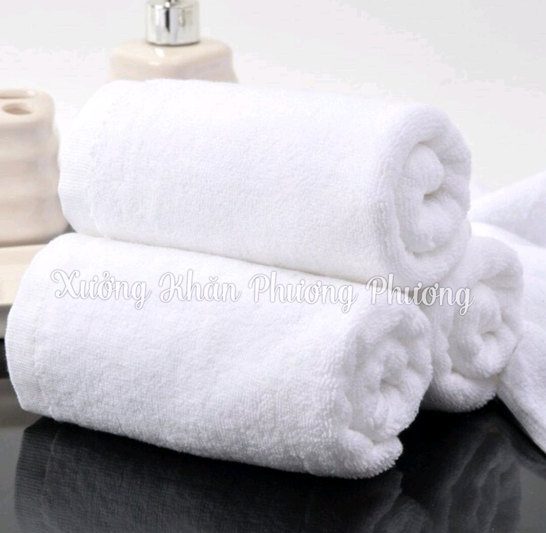 Sale khăn Khách sạn, nhà nghỉ 60x120, chất 100% cotton cực mềm mịn