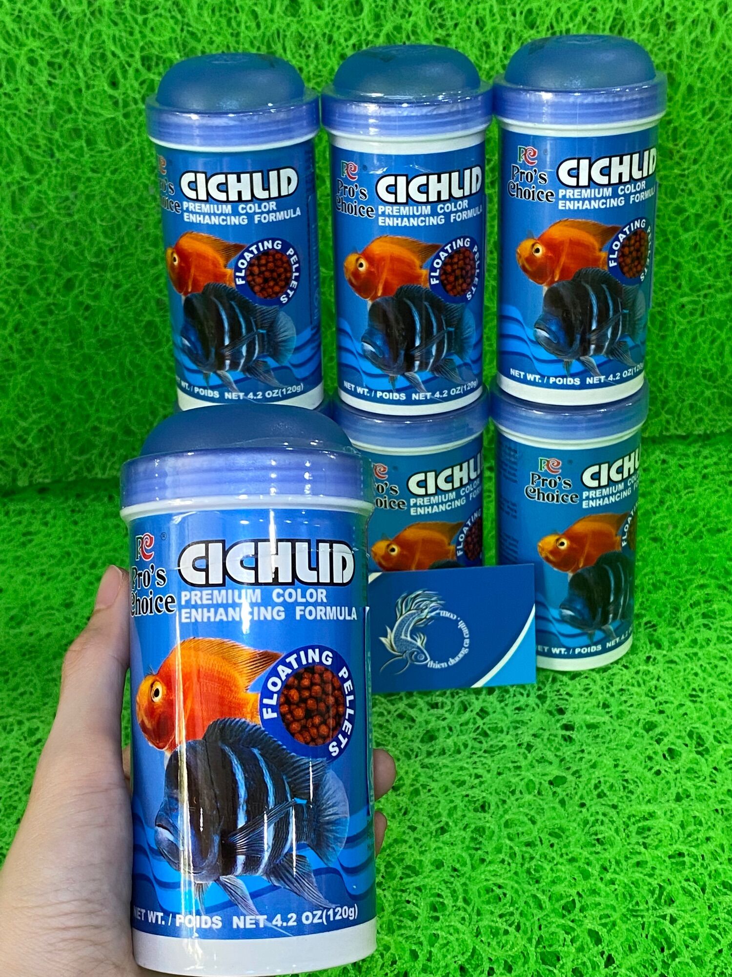 Thức Ăn Dành Cho Cá Dòng Cá CICHILD - Hủ 120gram