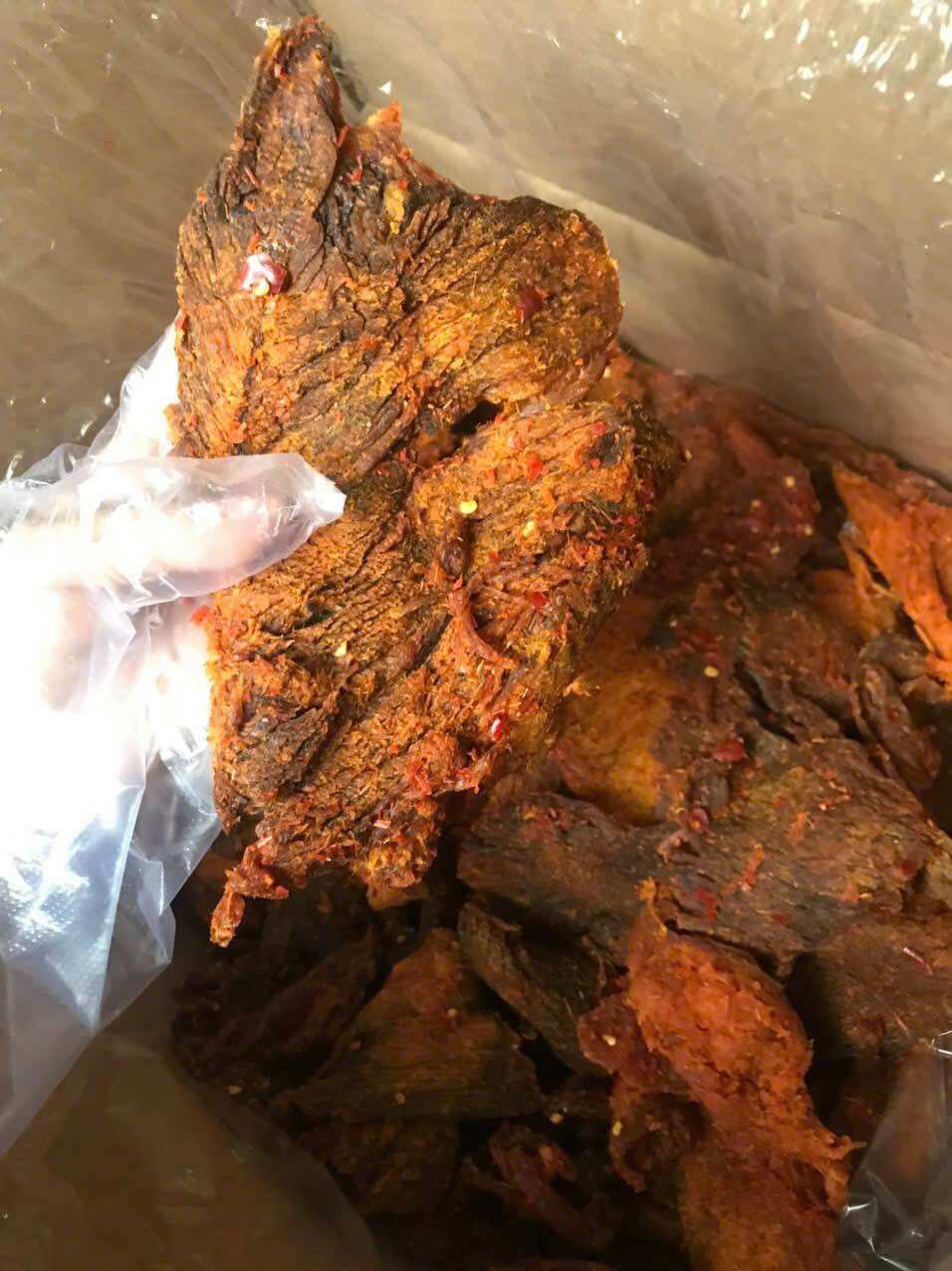 Khô bò miếng nhỏ mềm bò 100% củ chi loại đặc biệt lon 250g