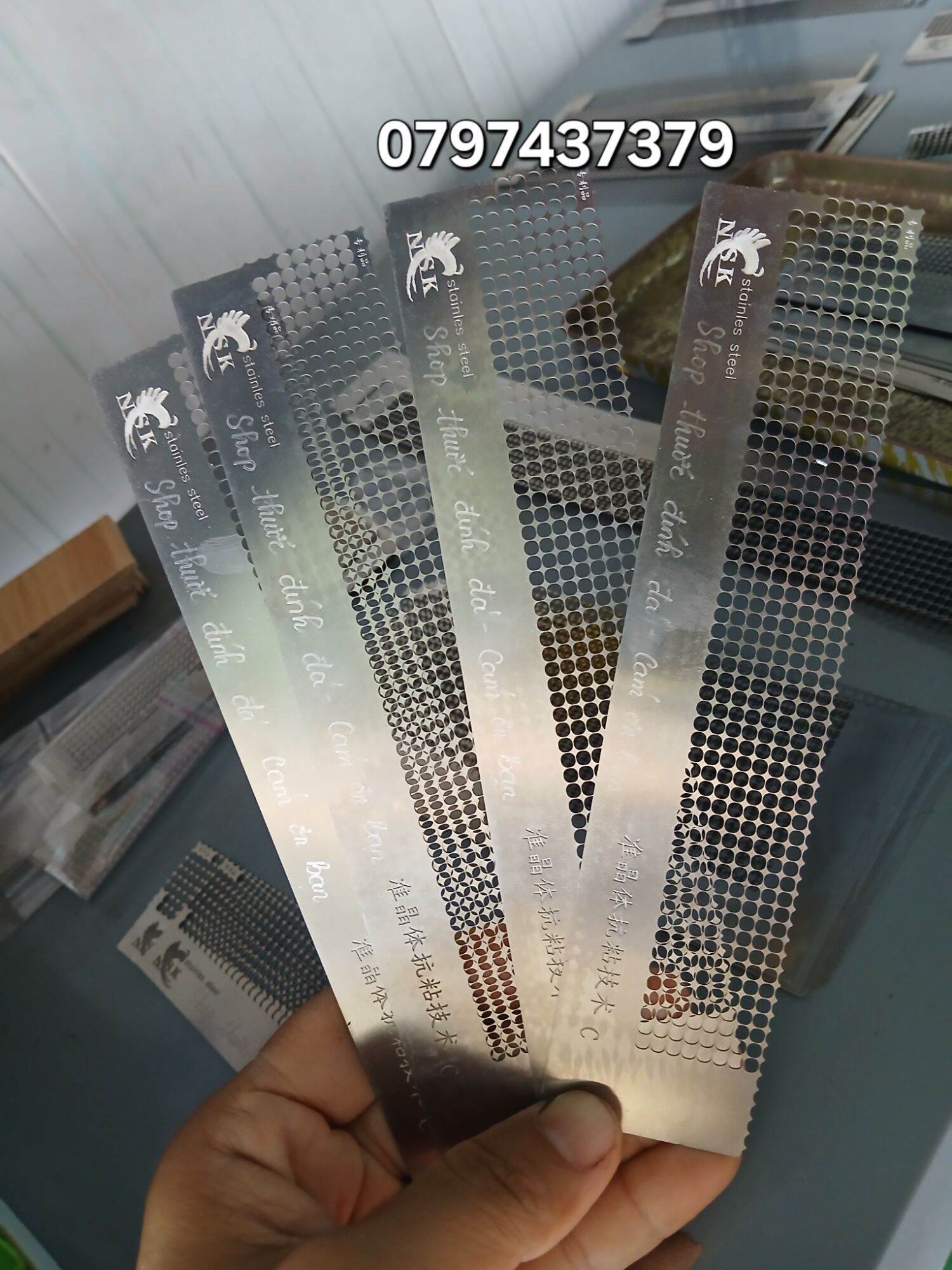 thước 17cm model A- 7 hàng dọc