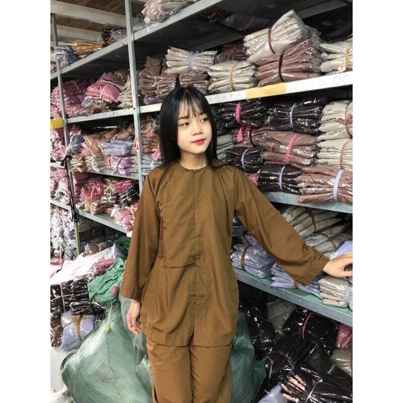 Đồ lam đi chùa ❤️ vạt hò nút bấm của nam và nử