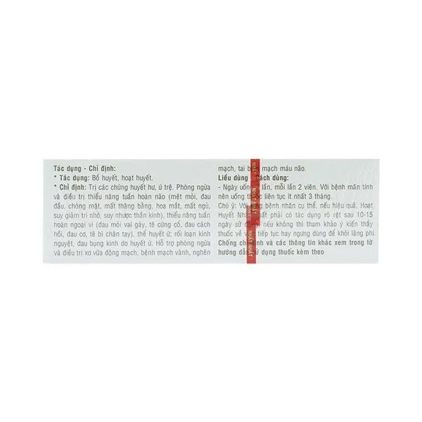 Hoạt dưỡng não Nhất Nhất 30 viên