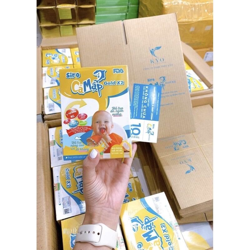 Siro cá mập gold x2 30 gói