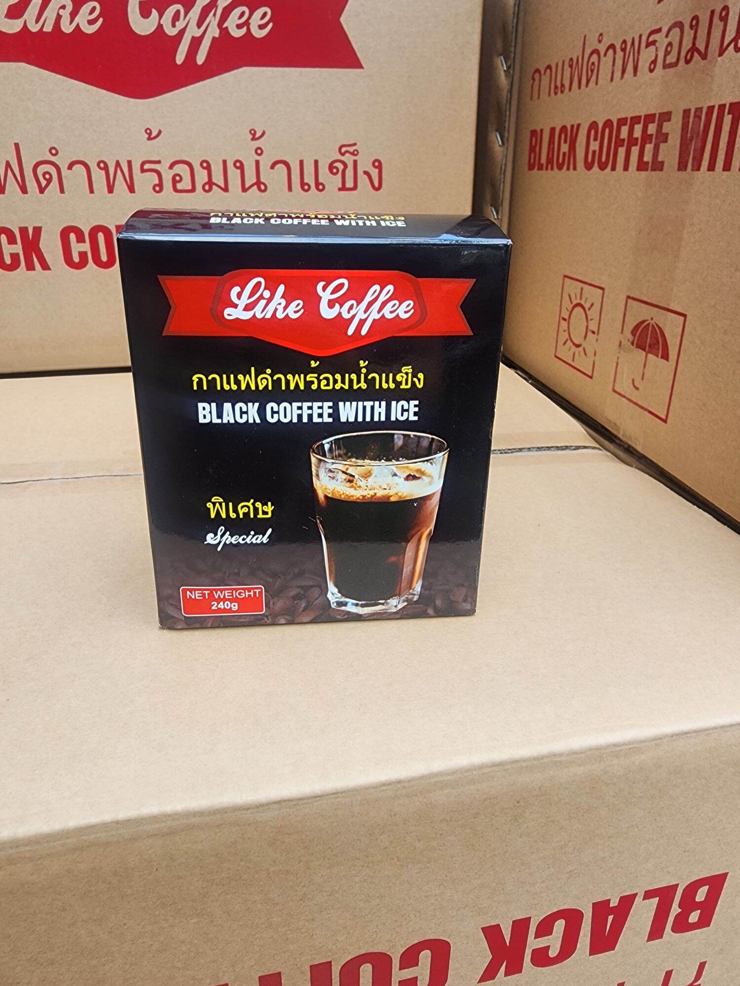 Cà phê đen đá Likecoffe 240g hoa tan 3in1 cà phê việt