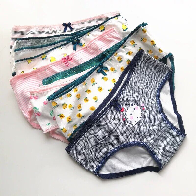 Quần chip cotton hoạ tiết dễ thương