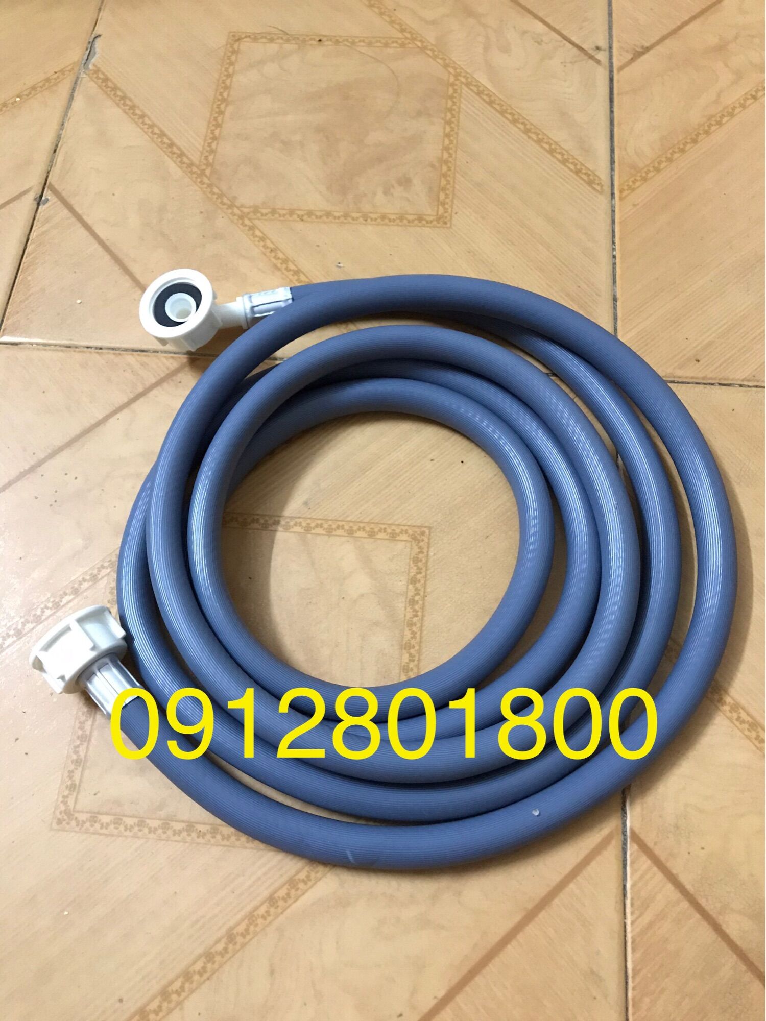 Dây cấp nước máy giặt 2 đầu ren dài 3m 3 mét