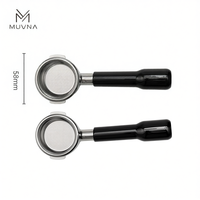 Muvna | Tay cầm lọc không đáy tương thích thép không gỉ 304 kèm rổ