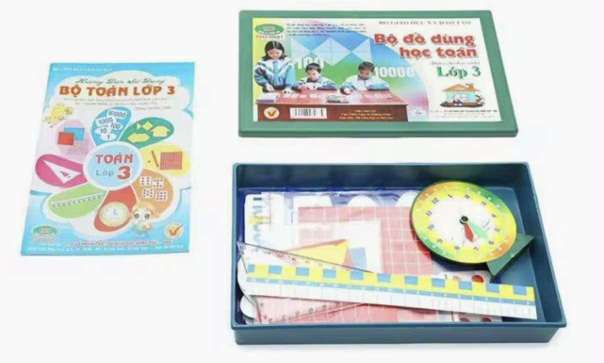 Bộ đồ dùng học toán lớp 3