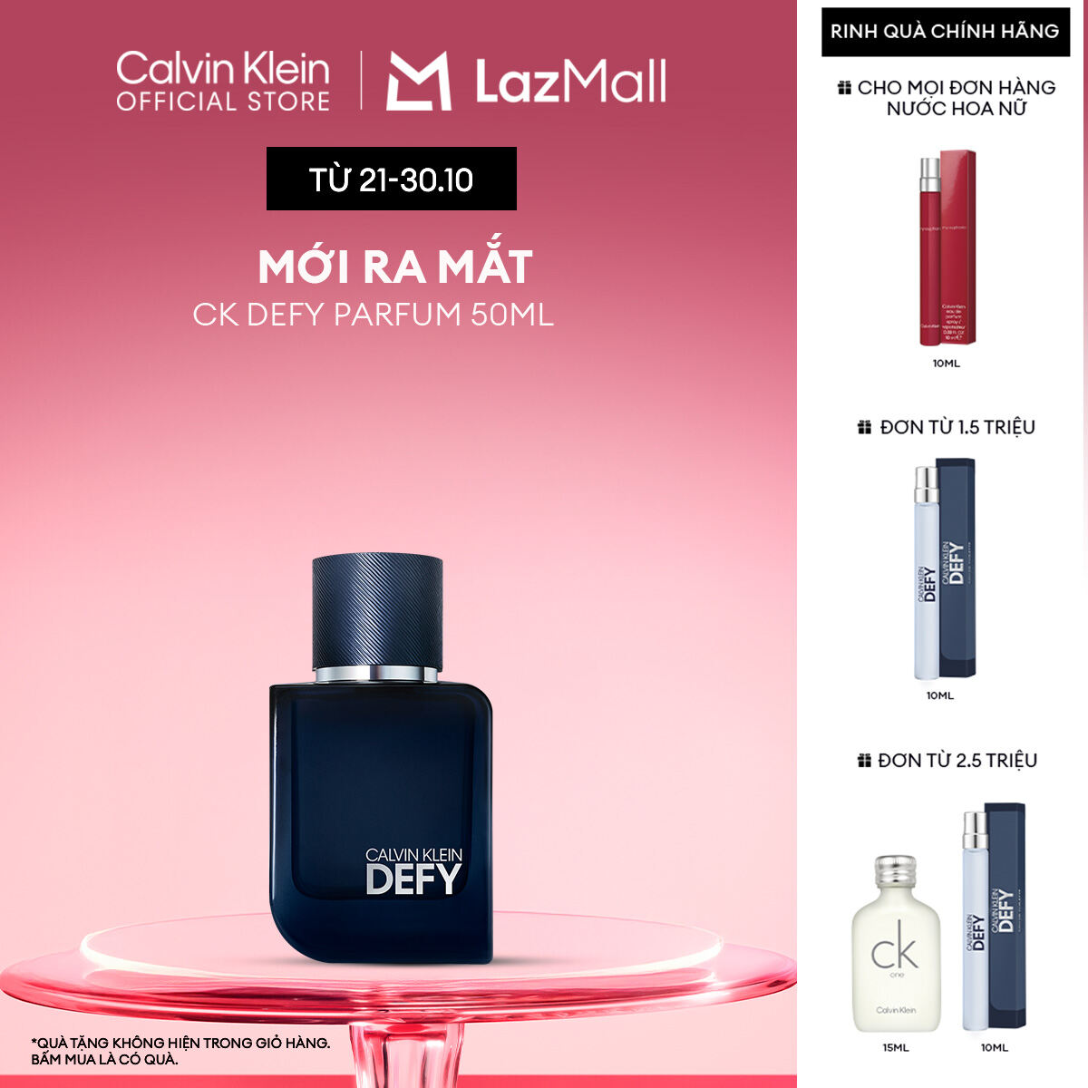 Nước Hoa Nam Calvin Klein Defy Parfum 50ml