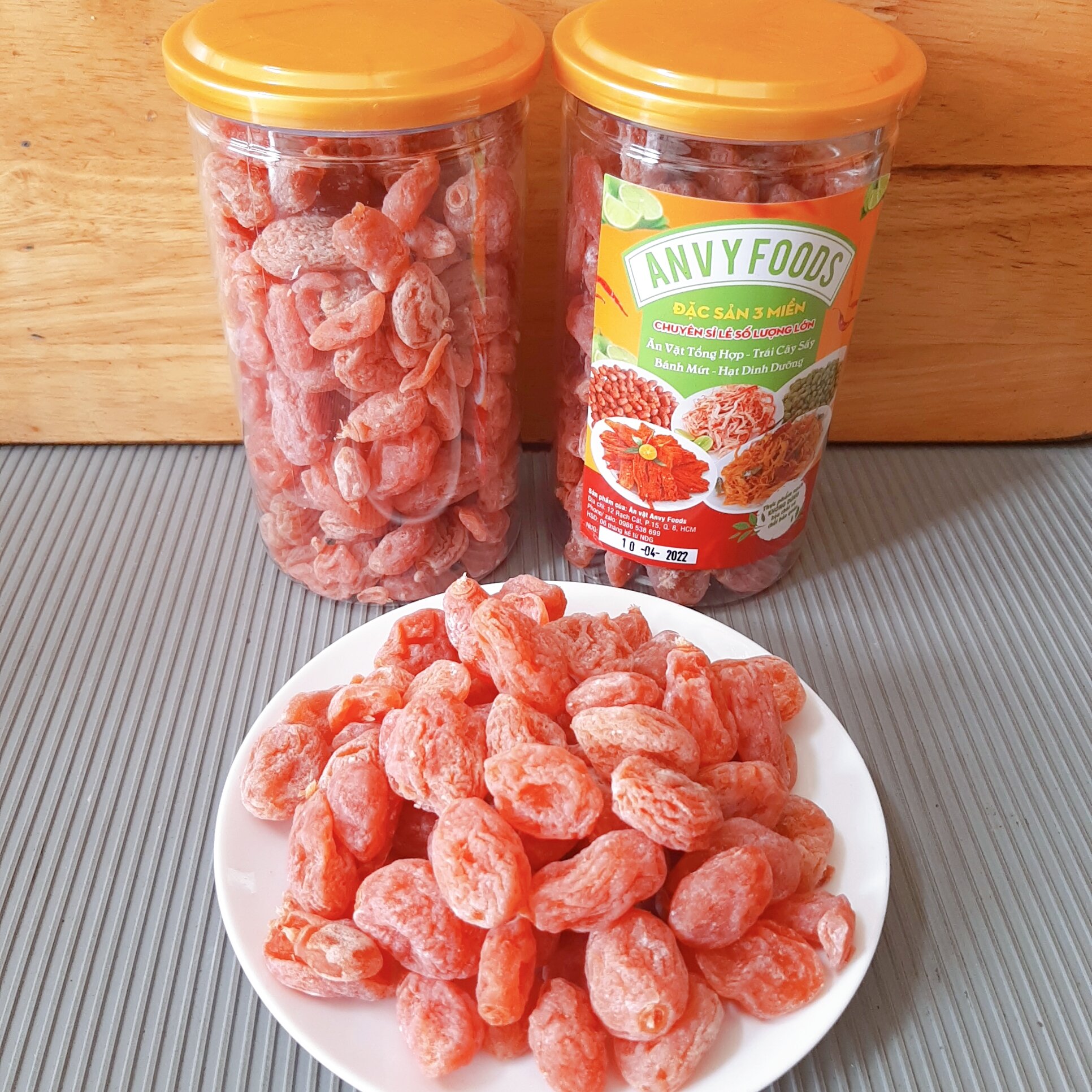 500gr Xí muội hồng phấn chua ngọt [ Đào hồng ] [Ô mai Đào]
